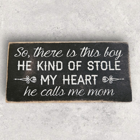 Small Wooden decorative Sign With Cute Saying -NWT - Picture 3 of 4